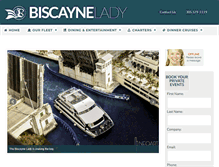 Tablet Screenshot of biscaynelady.com